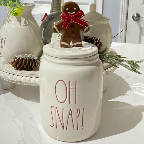 Rae Dunn OH SNAP Christmas Canister - Picture 1 of 1